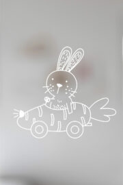 Kreidemarker Fenster zu Ostern – Vorlage für den Frühling