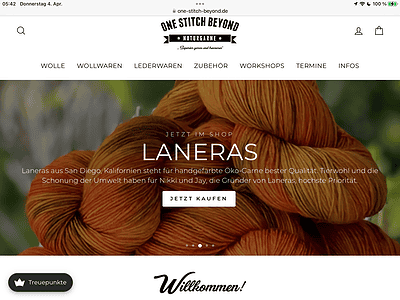 One Stitch Beyond - Wolle und Leder
