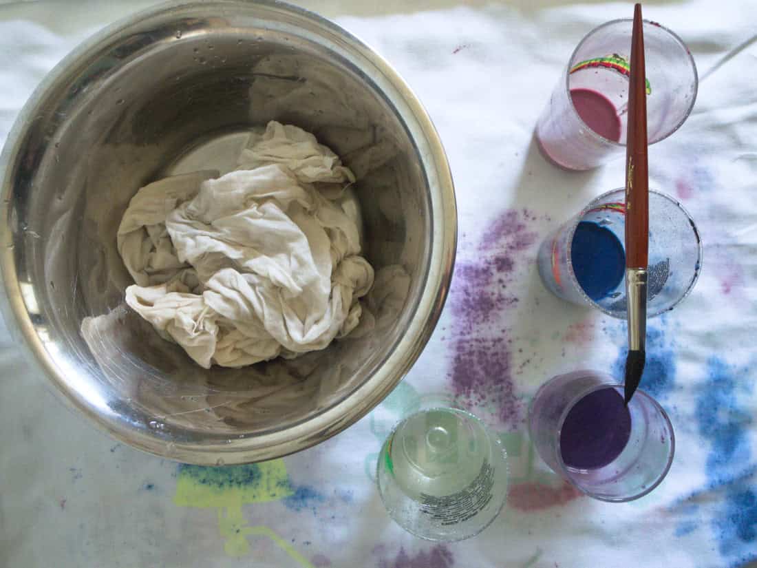 Batikdruck selber machen