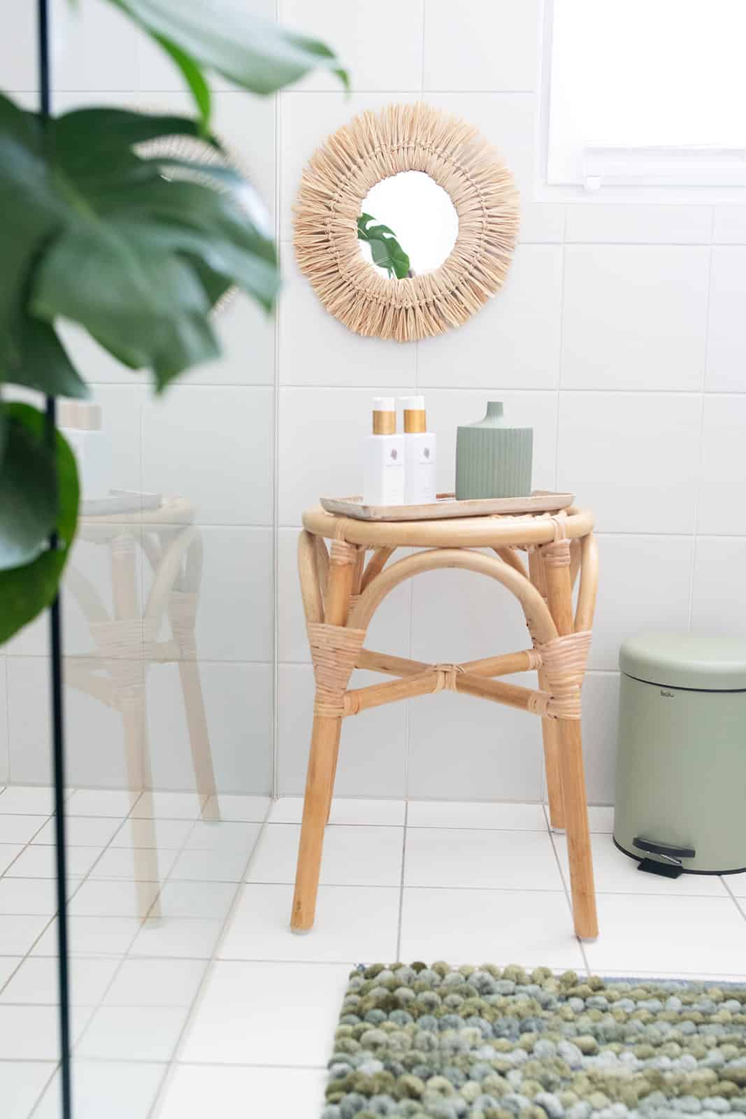 Boho Deko: Natürlich schön – Kranz aus Naturbast und Karton