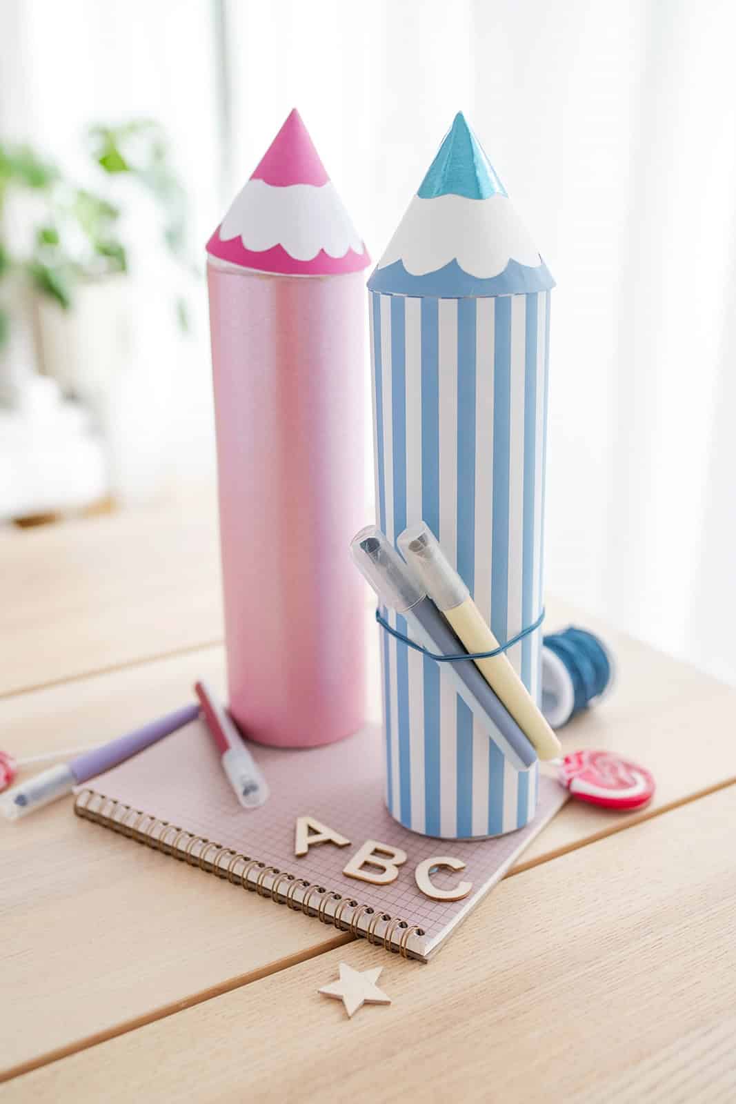 Cooles Geschenk zum Schulanfang: XXL-Stift aus einer Chipsdose