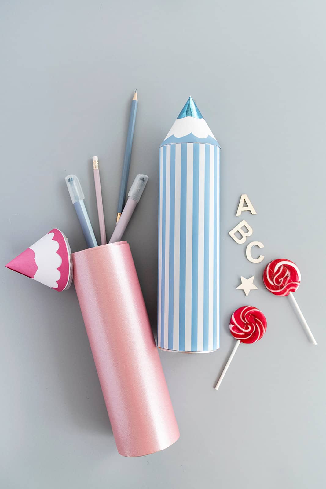 Cooles Geschenk zum Schulanfang: XXL-Stift aus einer Chipsdose