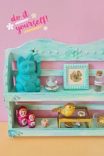 DIY Gewürzregal Upcycling / Vintage-Regal im Shabby Chic mit Kreidefarbe