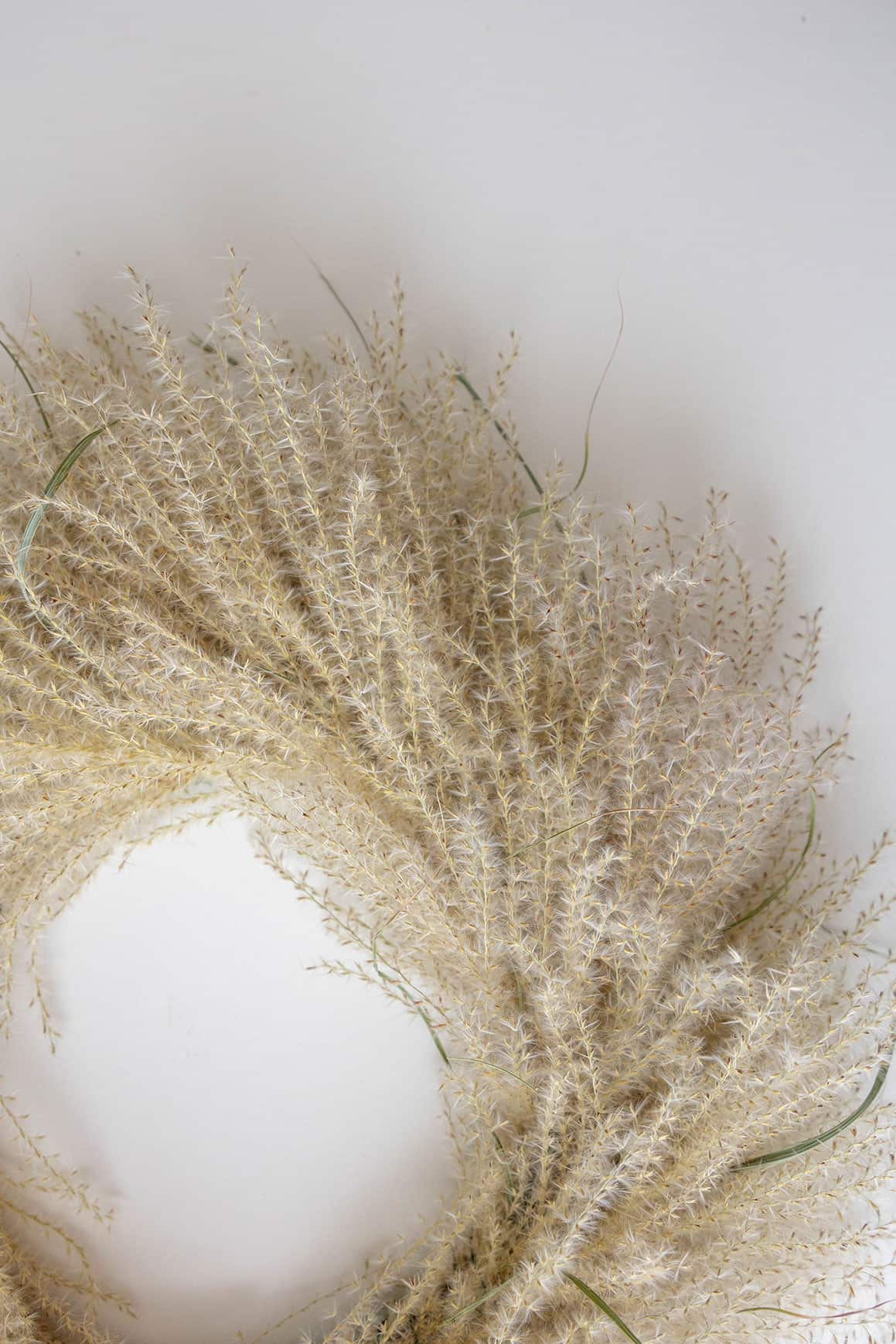 DIY Herbstkranz aus Gräsern binden