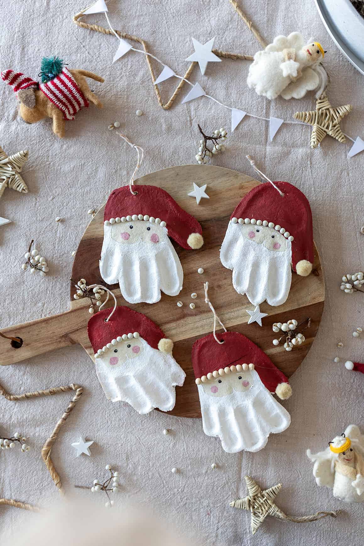 Basteln mit Kindern: Weihnachtsgeschenke aus Salzteig