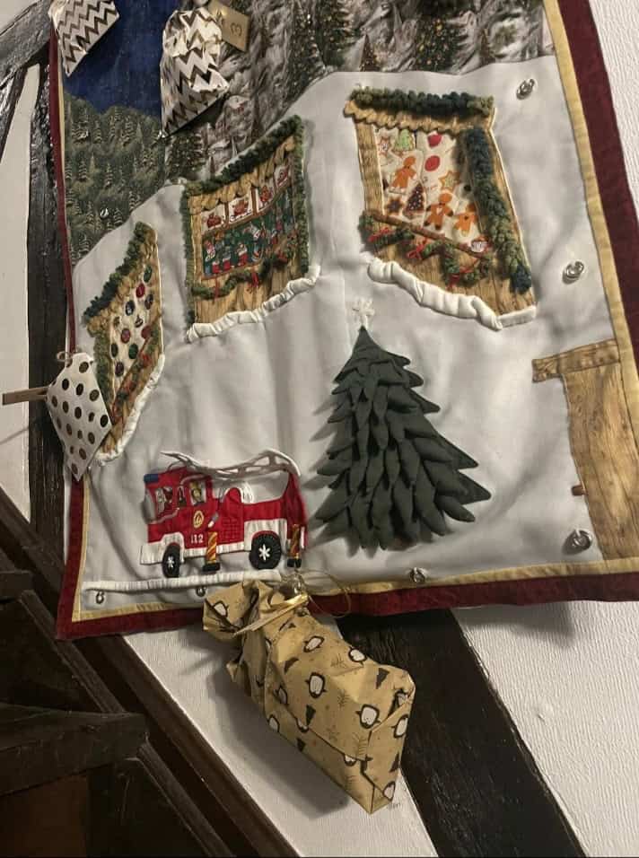 Adventskalender mit Feuerwehr