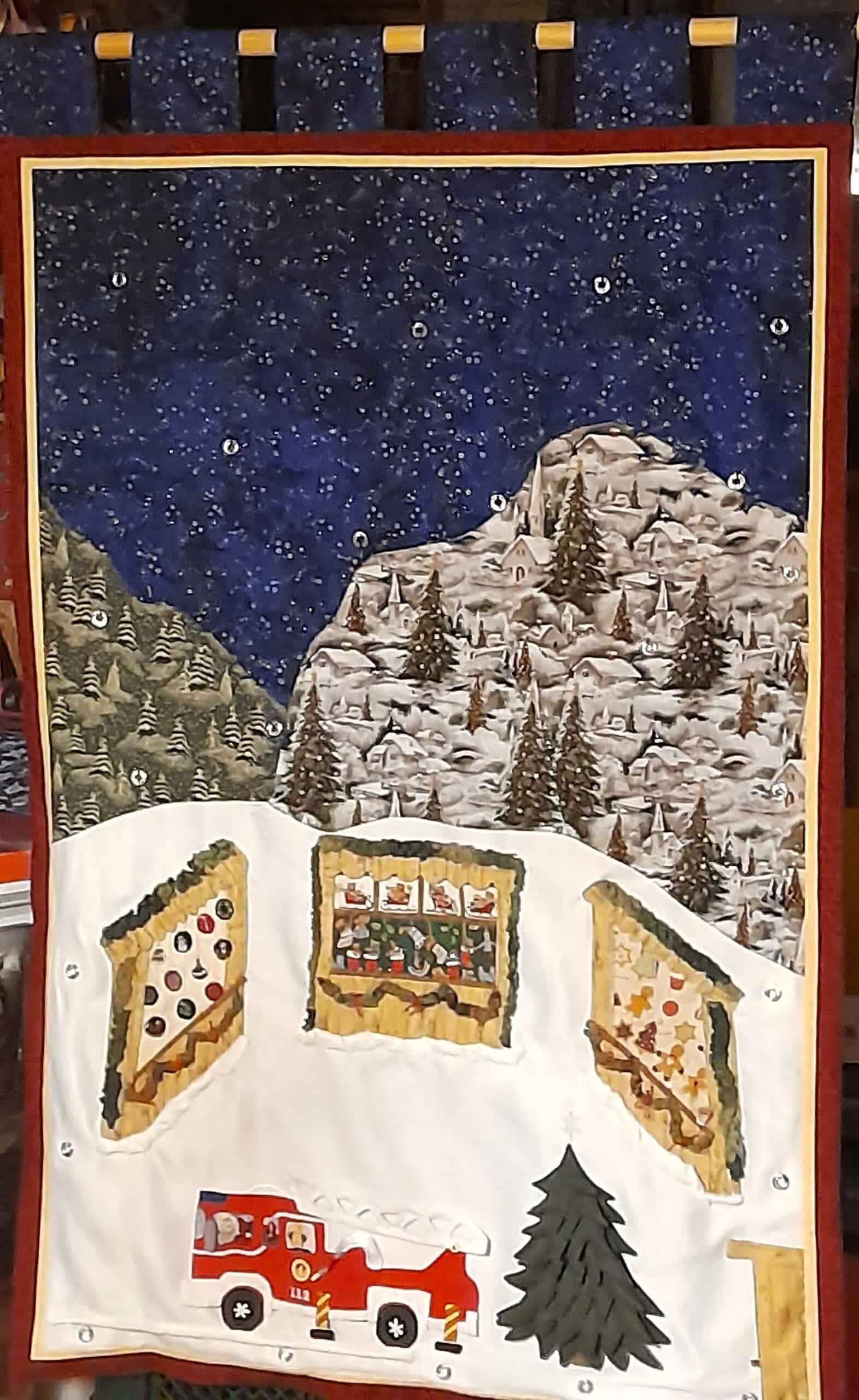 Adventskalender mit Feuerwehr