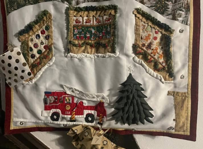Adventskalender mit Feuerwehr