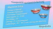 Anleitung transparente Schüsselabdeckung nähen