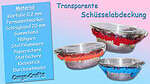 Anleitung transparente Schüsselabdeckung nähen