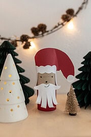 DIY Weihnachtsdeko aus Klorollen basteln – Engel, Weihnachtsmann, Nikolaus und mehr!
