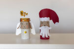DIY Weihnachtsdeko aus Klorollen basteln – Engel, Weihnachtsmann, Nikolaus und mehr!