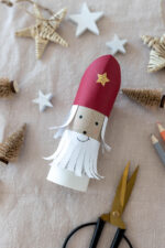 DIY Weihnachtsdeko aus Klorollen basteln – Engel, Weihnachtsmann, Nikolaus und mehr!
