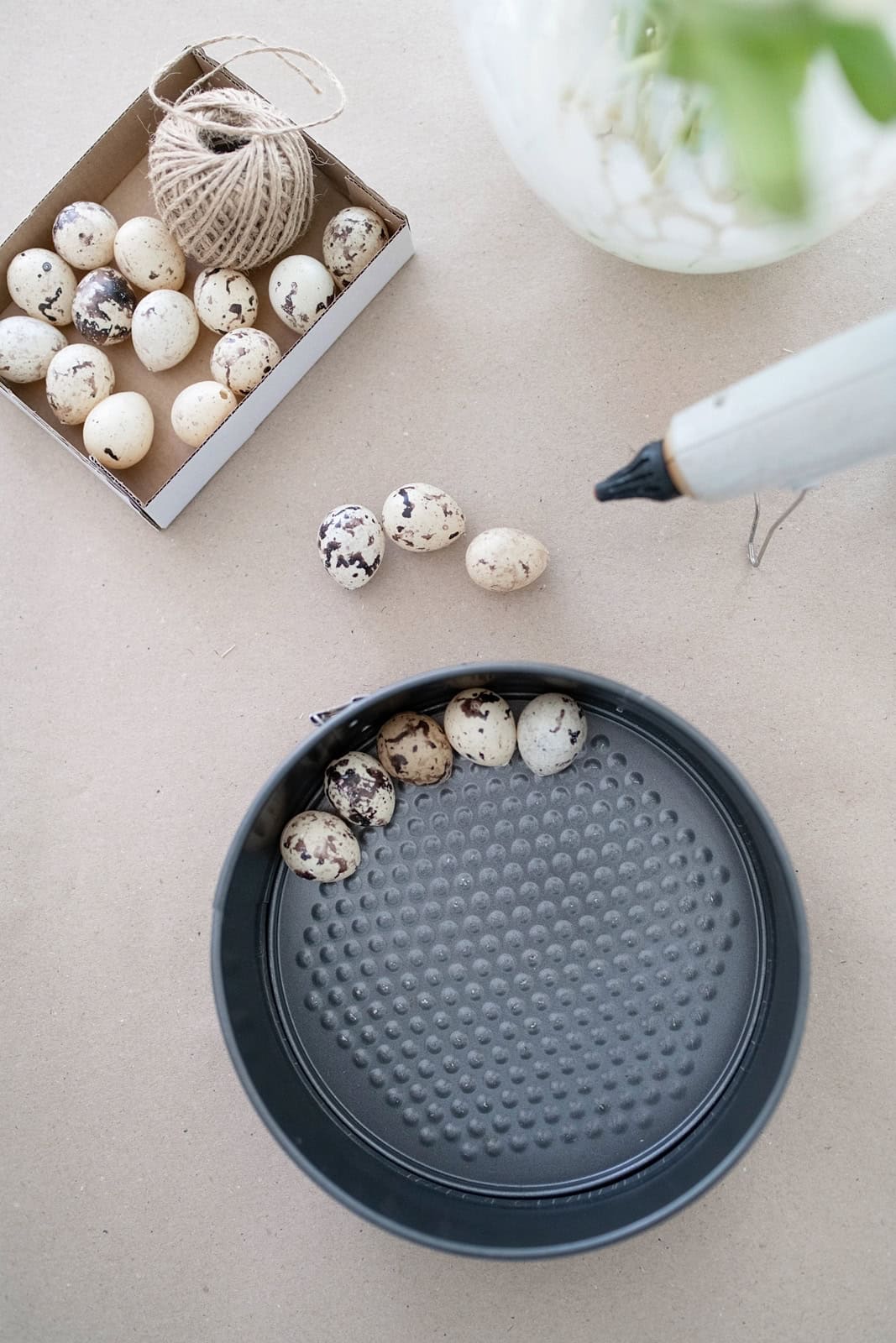 DIY Osterkranz aus Wachteleiern – Natürliche Frühlingsdeko zum Selbermachen