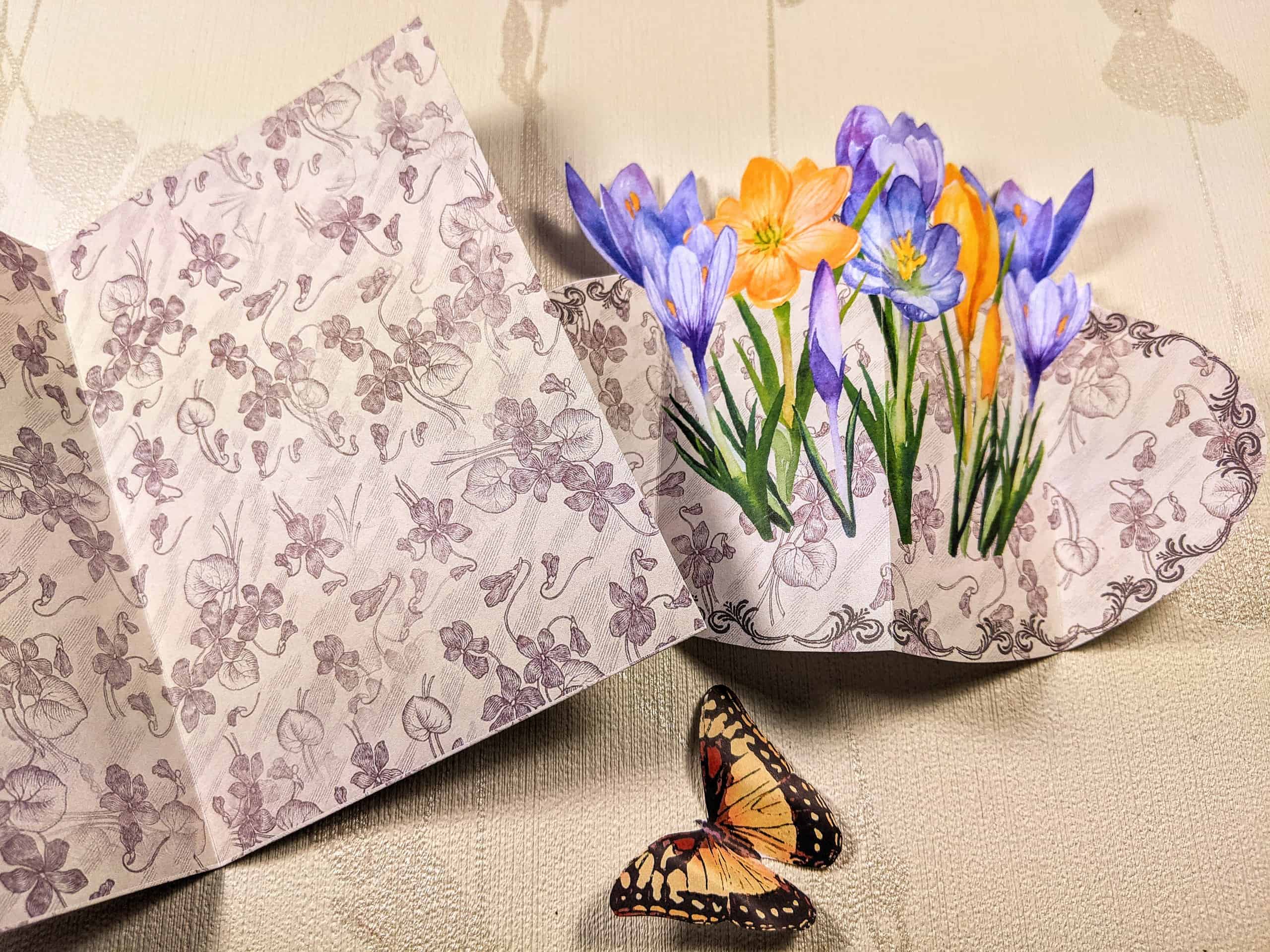 Eine frühlingshafte Pop-up Karte für Ostern