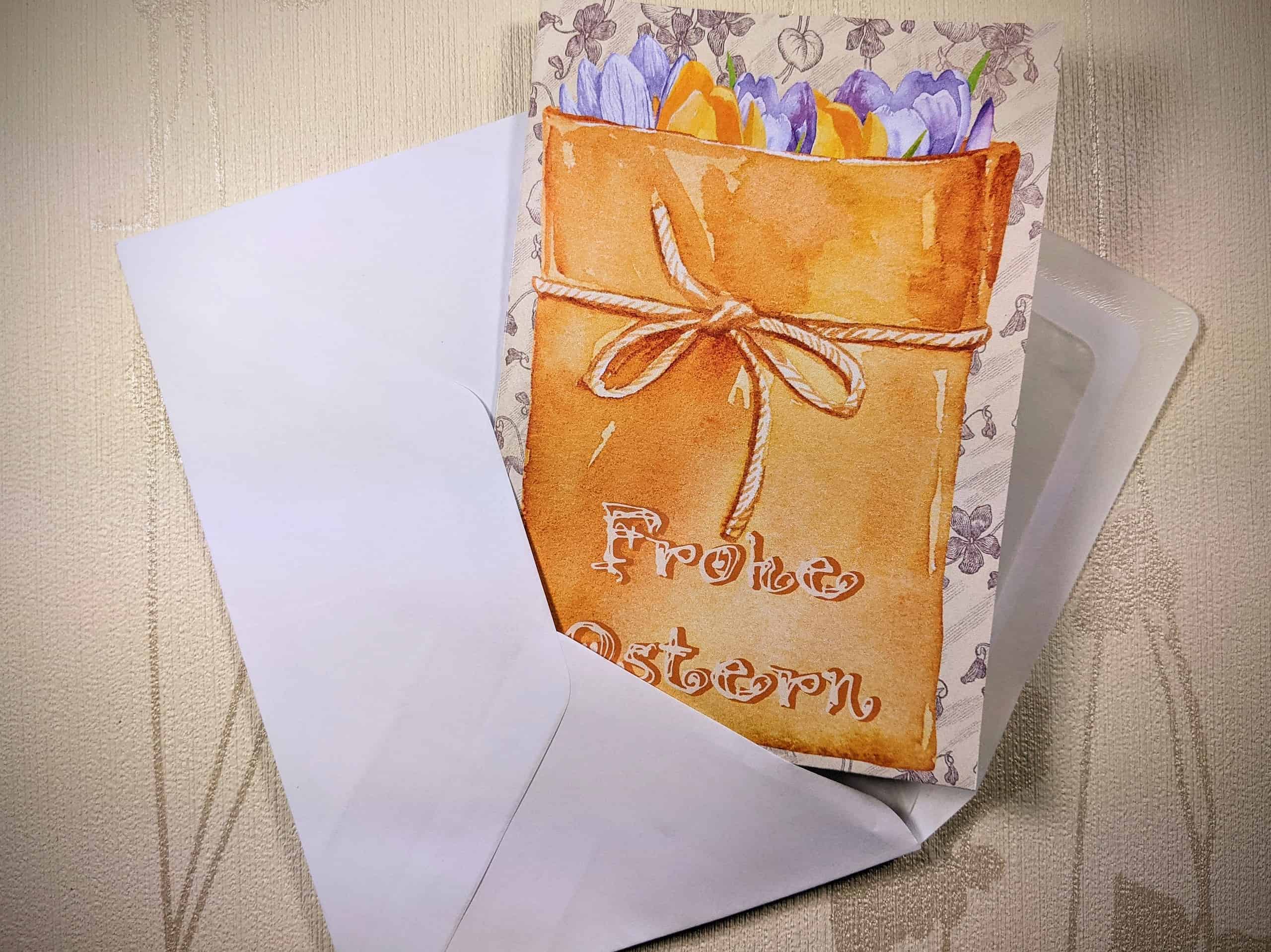 Eine frühlingshafte Pop-up Karte für Ostern