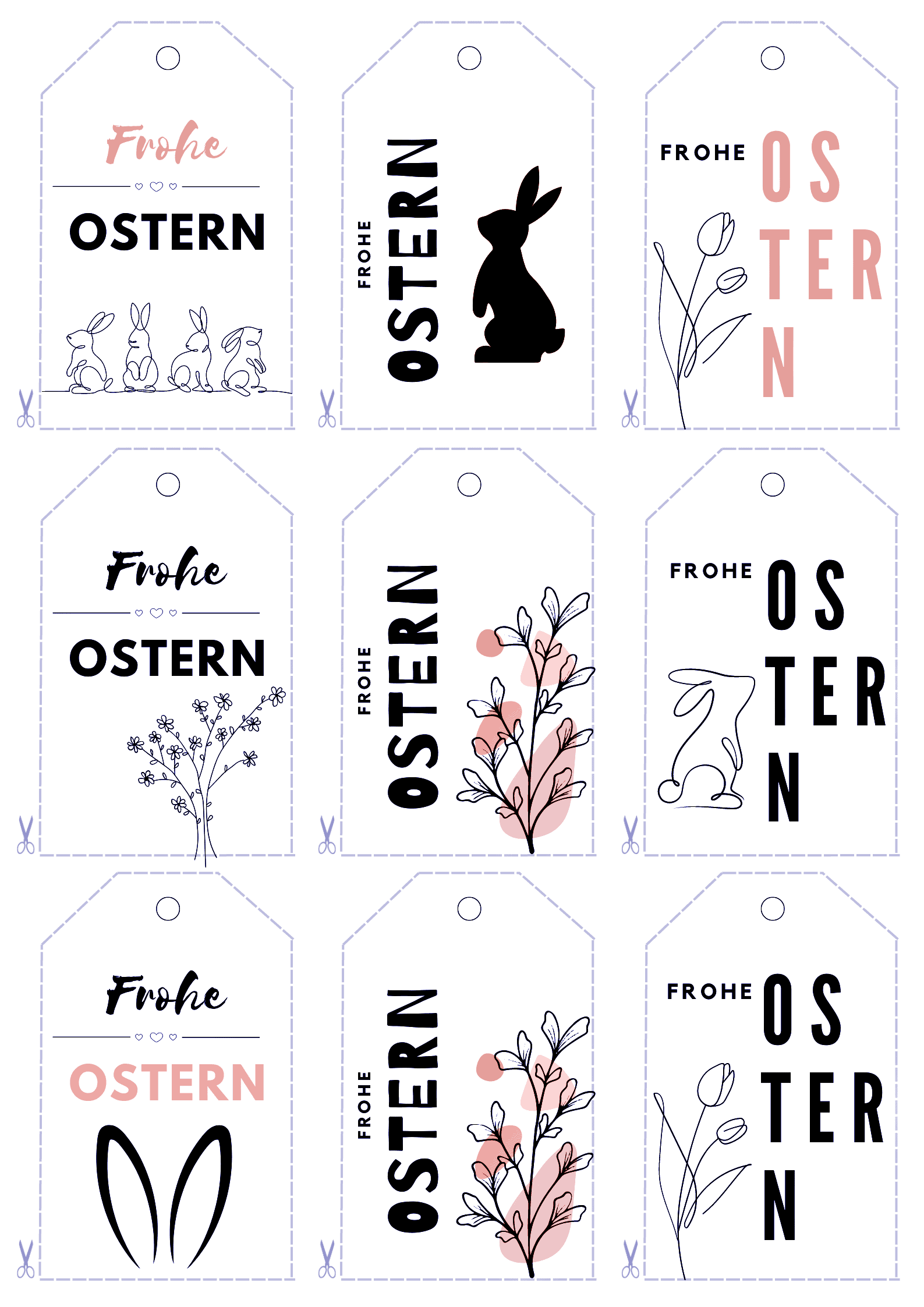 DIY Osterhasen-Geschenktüten & Anhänger – Hübsch verpackt mit Liebe