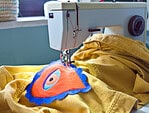 Jeansjacke selbst gestalten mit Filz ☻ mit gratis Plotterdatei