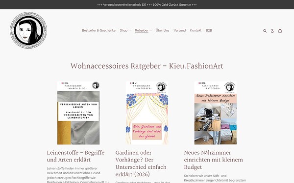 Wohnaccessoires Ratgeber - Kieu.FashionArt