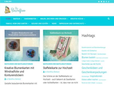 Bastelfrau - 26 Jahre kostenlose Bastelideen und DIY-Anleitungen