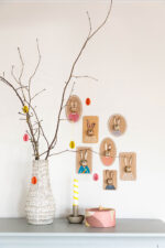 Osterdeko aus Eierkarton basteln – Osterhasen Galerie