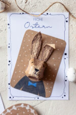 Osterdeko aus Eierkarton basteln – Osterhasen Galerie