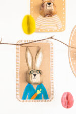 Osterdeko aus Eierkarton basteln – Osterhasen Galerie