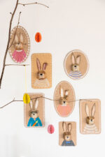 Osterdeko aus Eierkarton basteln – Osterhasen Galerie