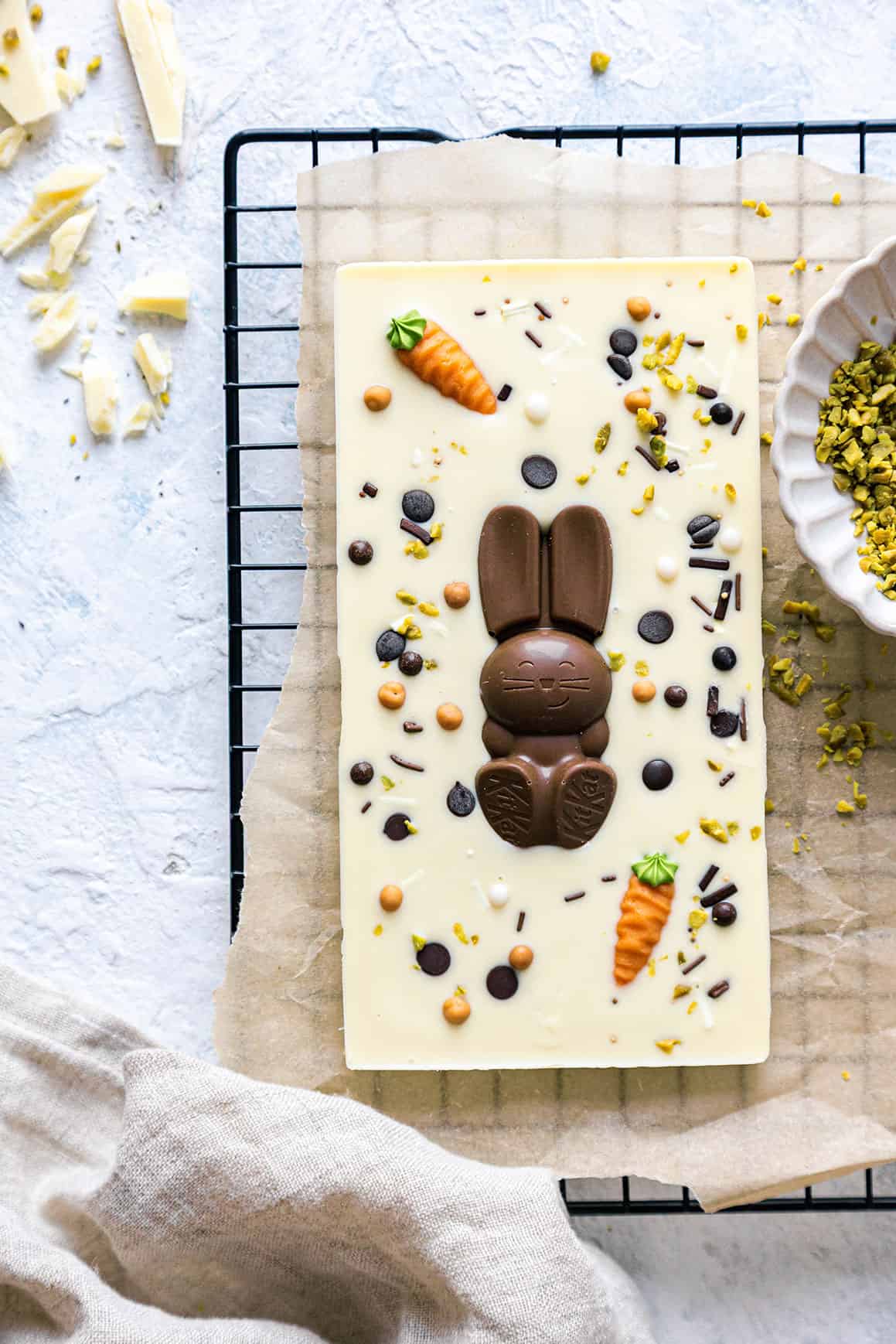 Ostergeschenk Idee: Osterhasen Schokolade selbst machen