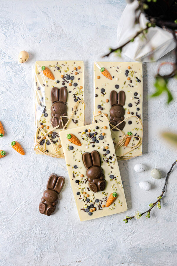 Ostergeschenk Idee: Osterhasen Schokolade selbst machen