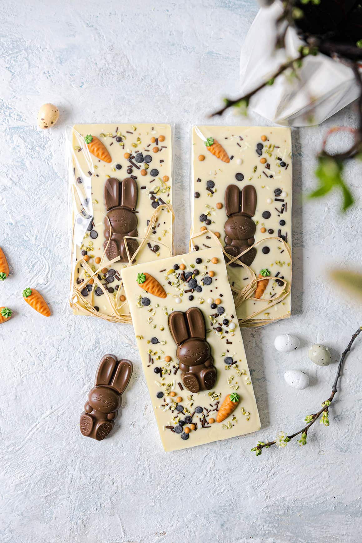 Ostergeschenk Idee: Osterhasen Schokolade selbst machen