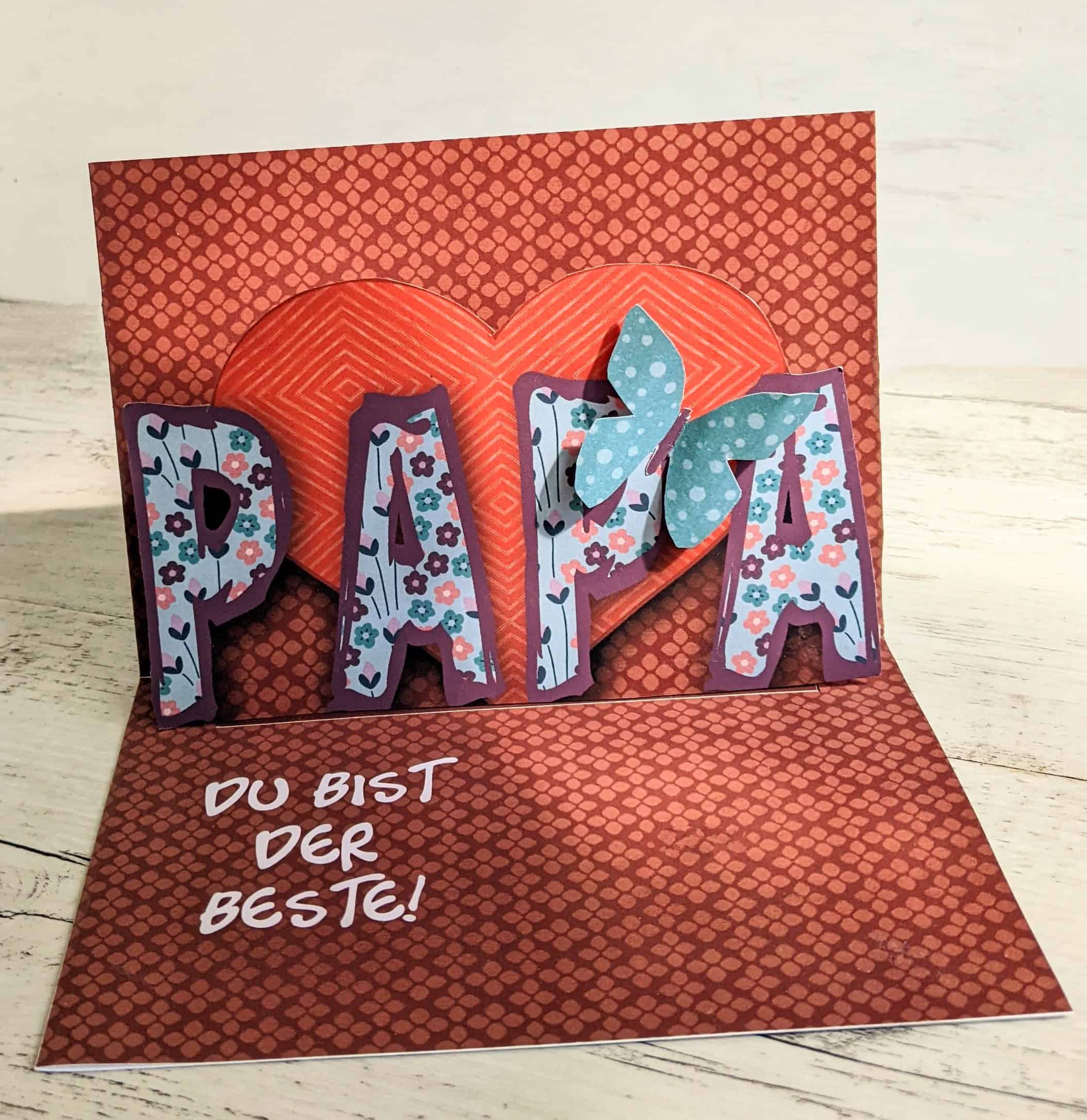 Schenk Deinem Papa ein Herz zum Vatertag