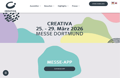 Kreative Handmade Kunsthandwerk Messe Dortmund März 2026, innovativer DIY Markt für handgefertigte Produkte und kreative Designs.