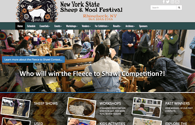 Handmade Kultur, Woll- und Schafzuchtmesse in New York, Handwerkskunst, Woll- und Schafzucht, Festival, kreative Workshops, handgemachte Produkte, Schafzuchtwettbewerb, Wollproduktionsveranstaltung.