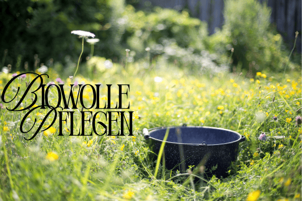 Ein alter Kessel in einem blühenden Garten, für handgemachte Kultur- und Gartenprojekte, ländliche Dekoration, selbstgemacht, Natur, Nachhaltigkeit.