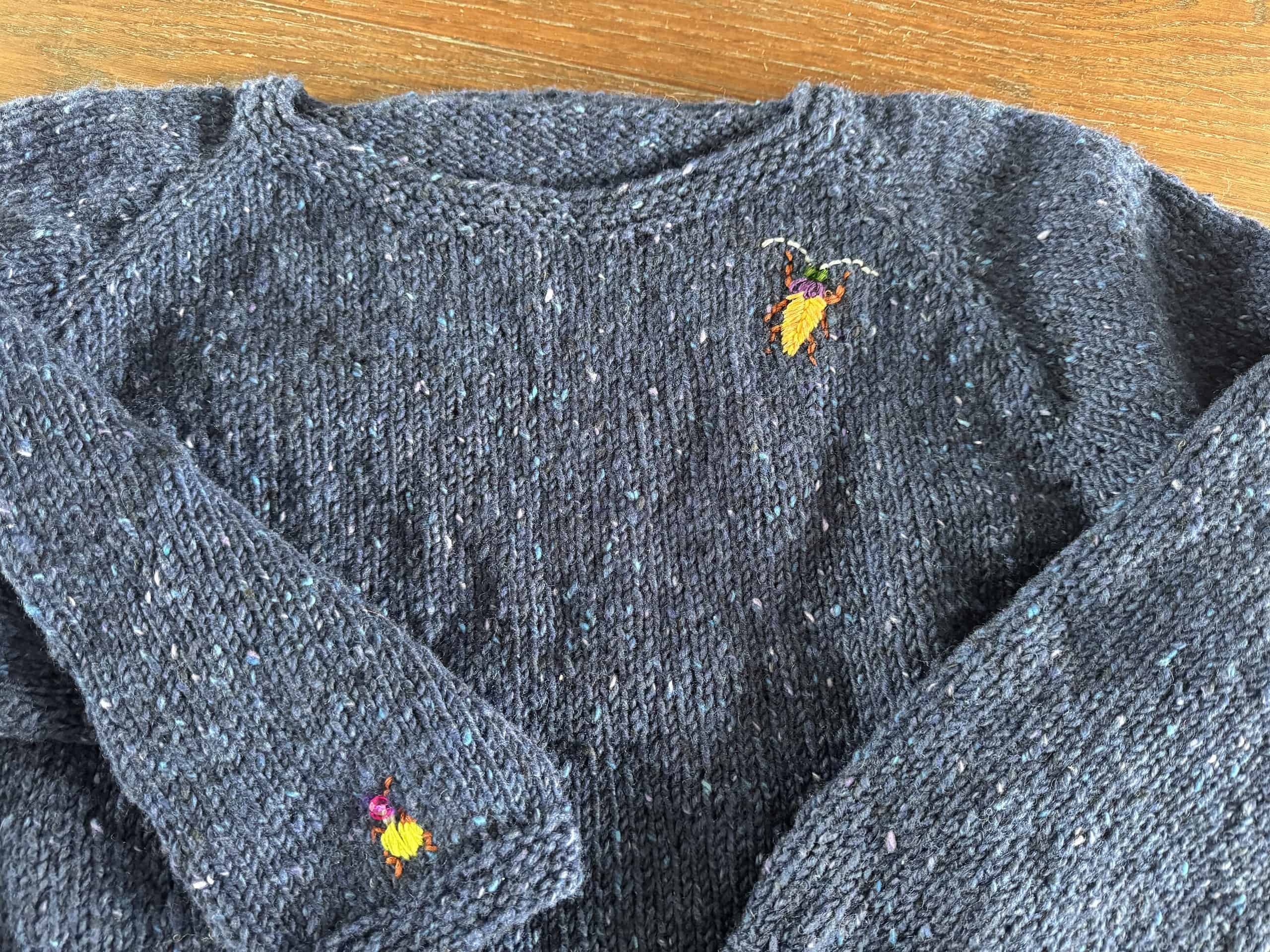 Raglan Basics mit Stickerei