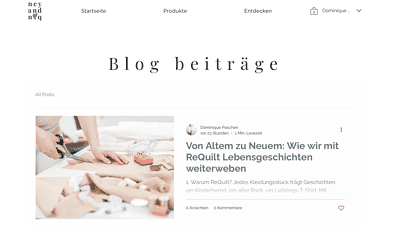 Blog über Handarbeit, Quilting, Interior Design | Ney and Niq