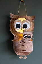 Eulen-Laterne basteln – zauberhafte DIY-Idee für Kinder & St. Martin