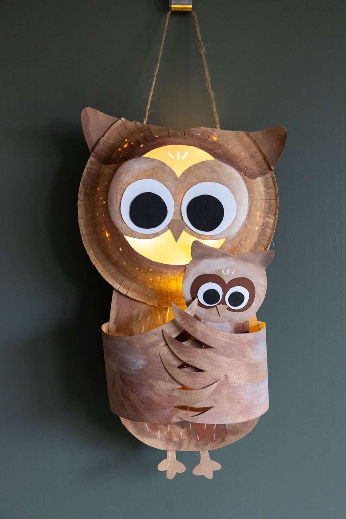 Eulen-Laterne basteln – zauberhafte DIY-Idee für Kinder & St. Martin