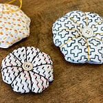 Sashiko in Farbe: Buntes Nadelkissen sticken