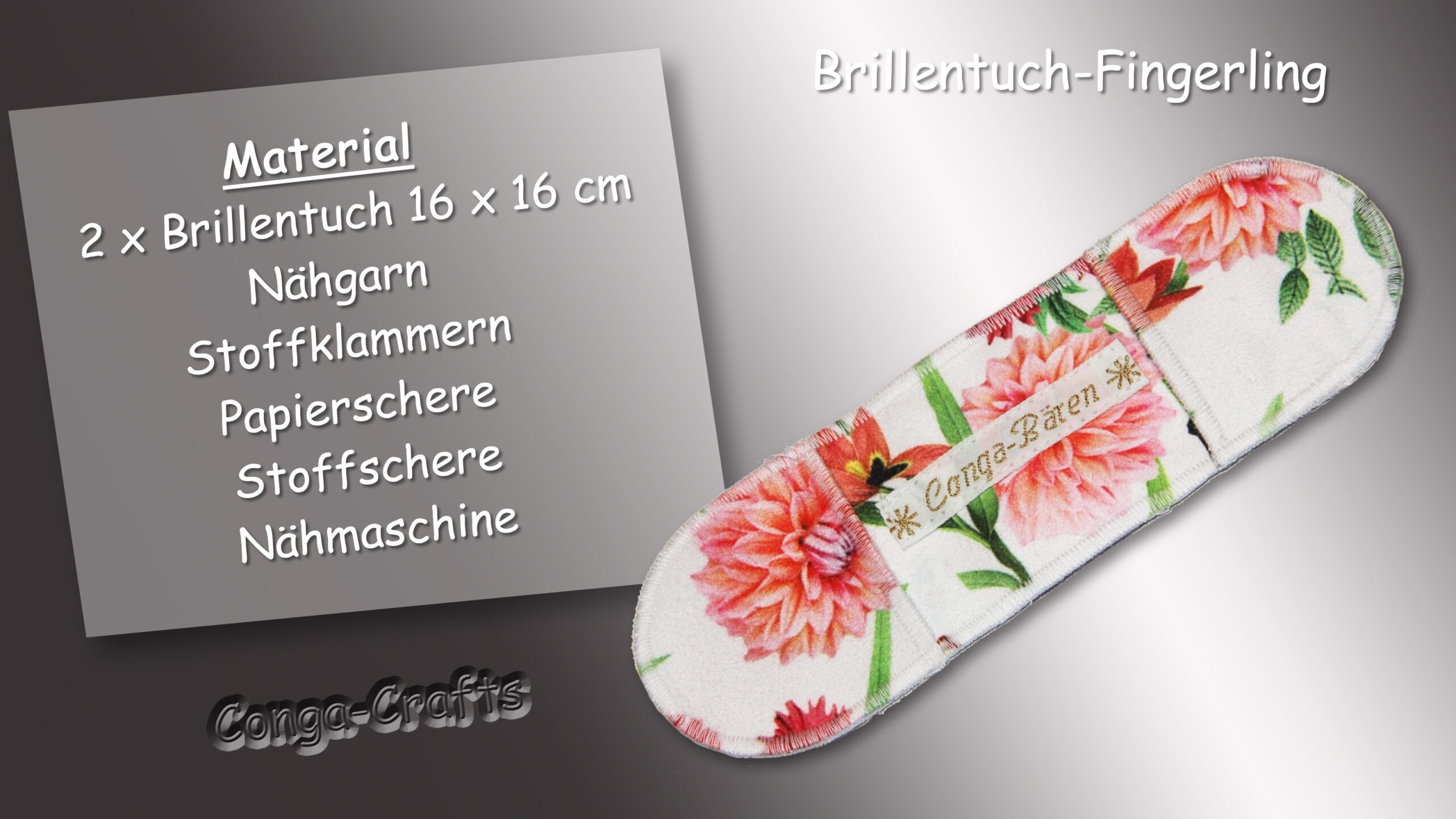 Brillentuch-Fingerlinge – Nähanleitung
