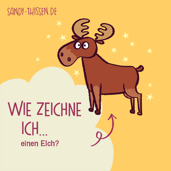 Wie zeichne ich einen Elch?