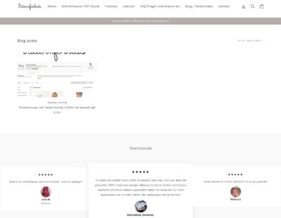 News über Schnittmuster von Patternforkids