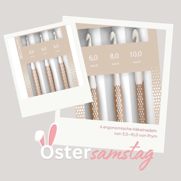 OSTERSAMSTAG // 6er Set ergonomische Häkelnadeln von Prym