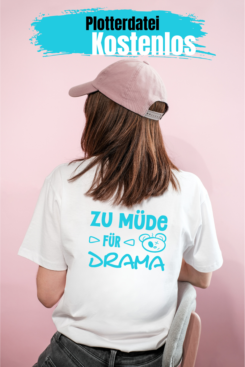 Geschenkidee: Statement T-Shirt mit Plotter & freebie Datei