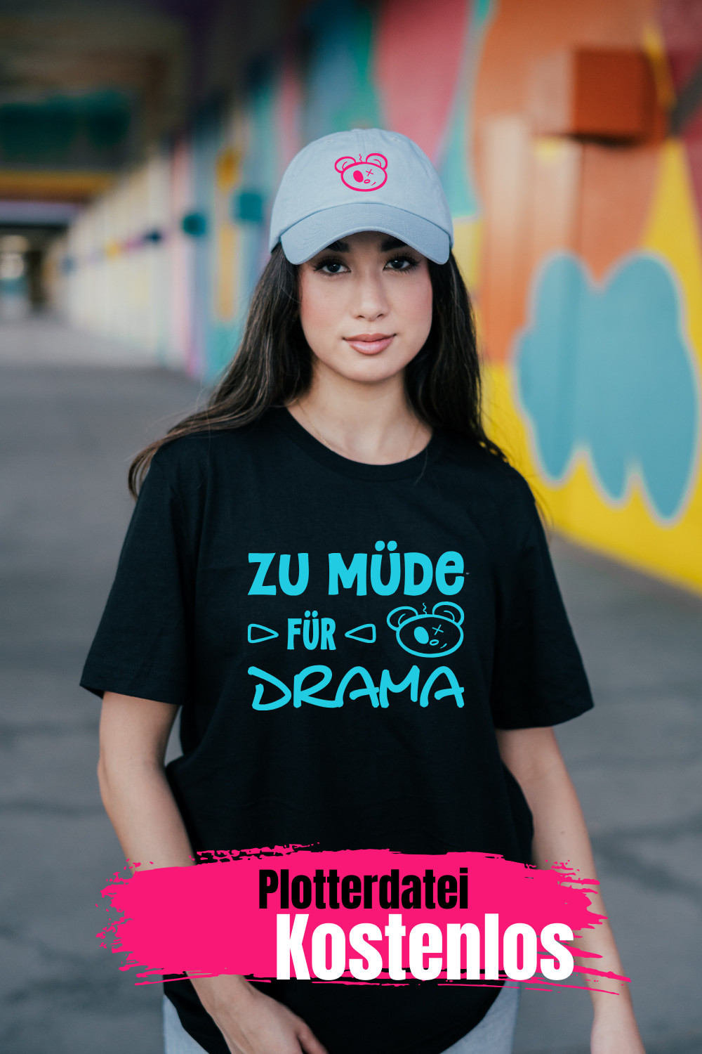 Geschenkidee: Statement T-Shirt mit Plotter & freebie Datei