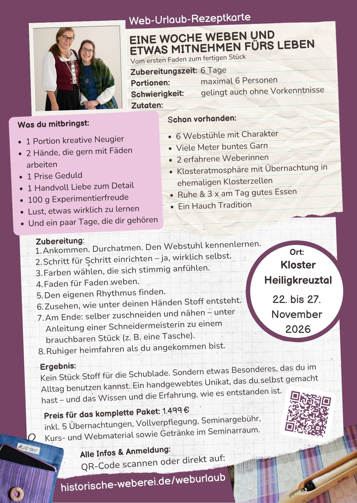Webkurs im Kloster