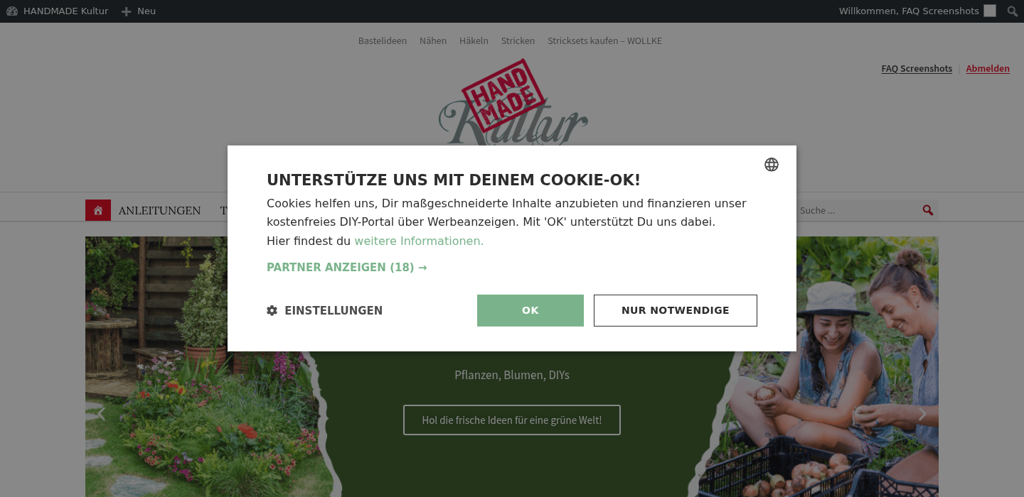 Handmade Kultur – Community-Portal