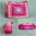 Große Schultertasche aus Granny Squares – eine ausführliche Anleitung