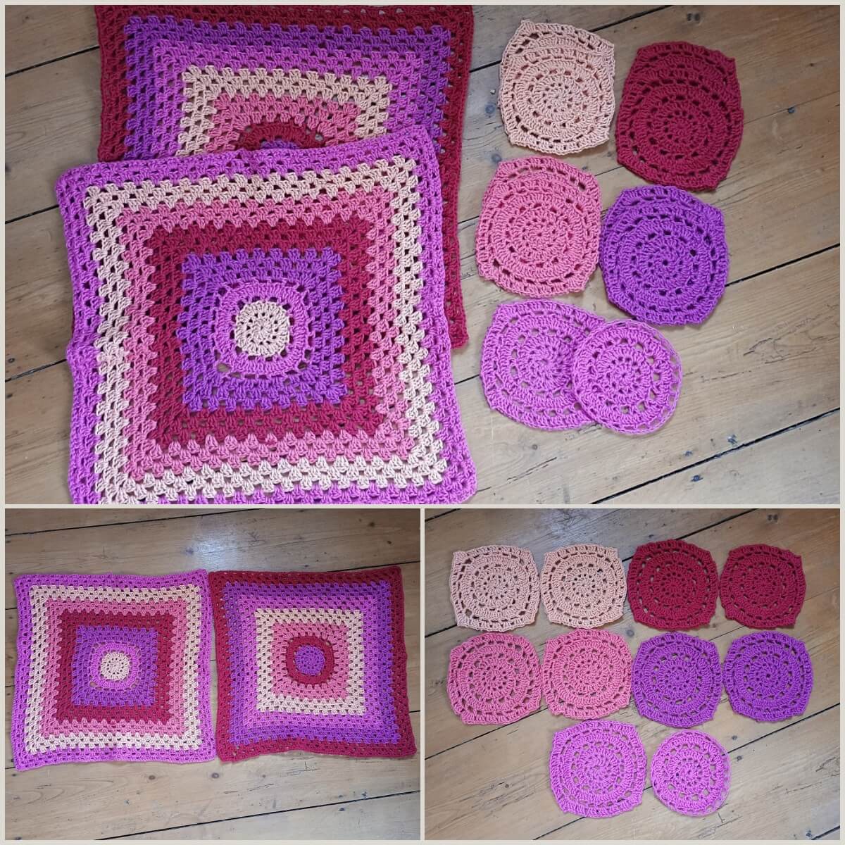 Große Schultertasche aus Granny Squares – eine ausführliche Anleitung